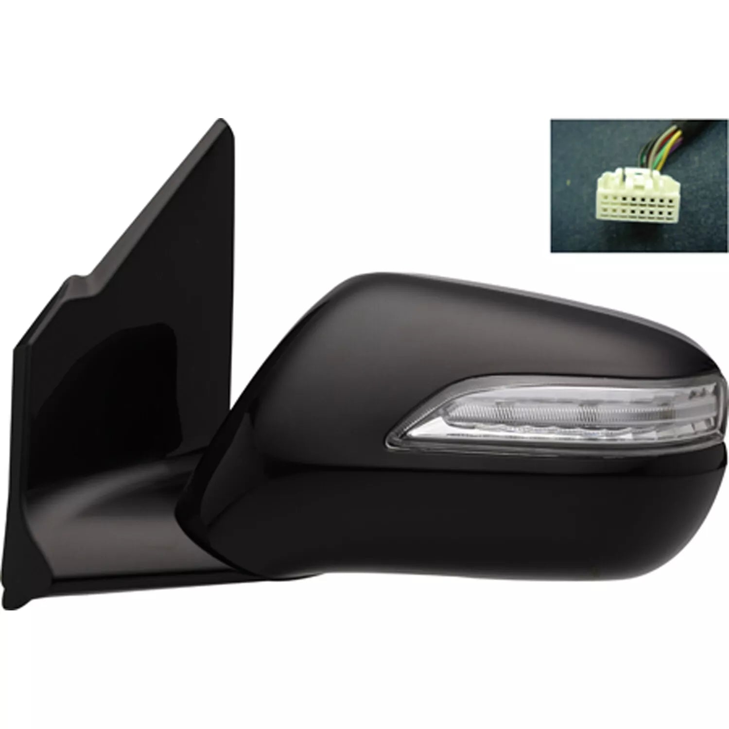 Left Side Mirror outside rear view 2010 - 2013 ACURA MDX AC1320114 76250STXA12ZB