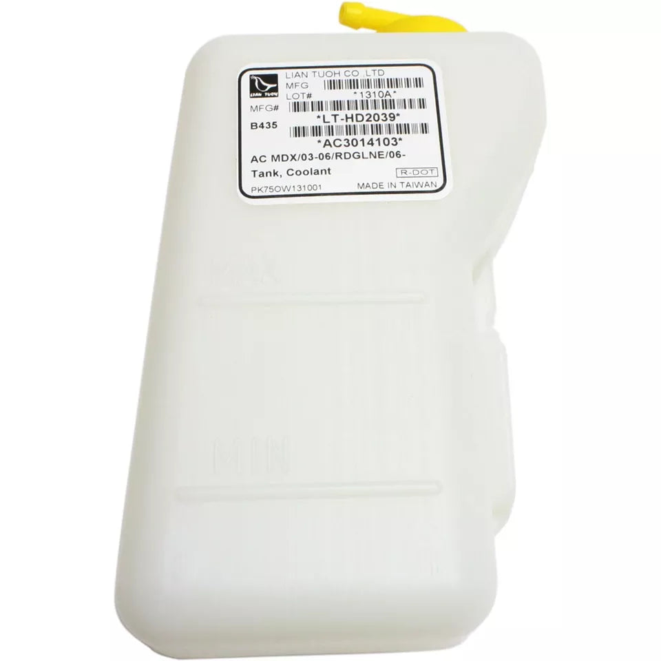 Coolant recovery tank 2003 - 2006 ACURA MDX AC3014103 19101RDJA01