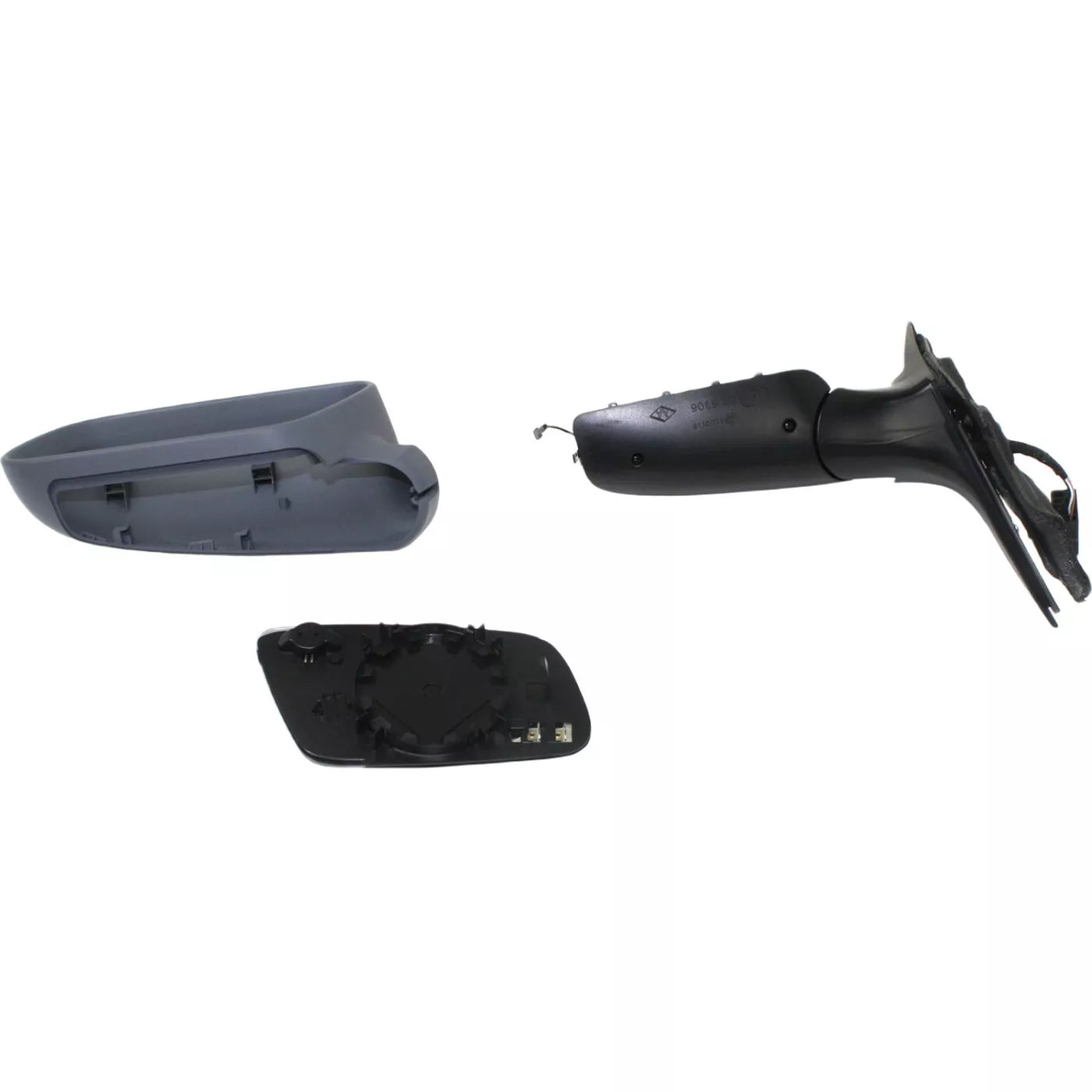 Left Side Mirror outside rear view 2000- 2004 AUDI A6 AU1320110 4B1858531BB3FZ-PFM