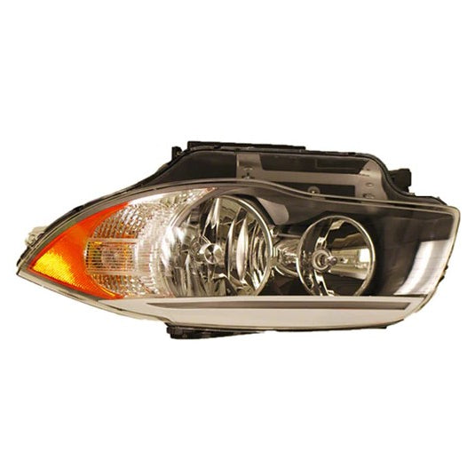 Left Side Headlamp lens/housing 2011 - 2013 BMW 128i BM2518136 63117263643