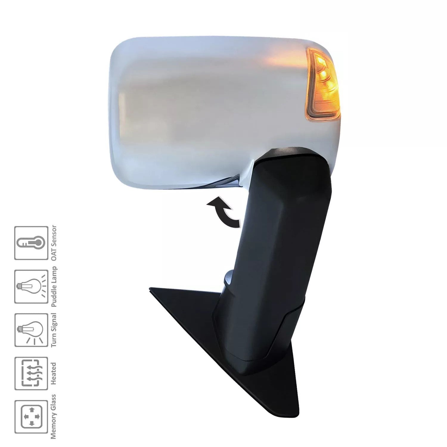 Espejo retrovisor exterior izquierdo 2019 - 2021 RAM 1500 CH1320460 68276477AE