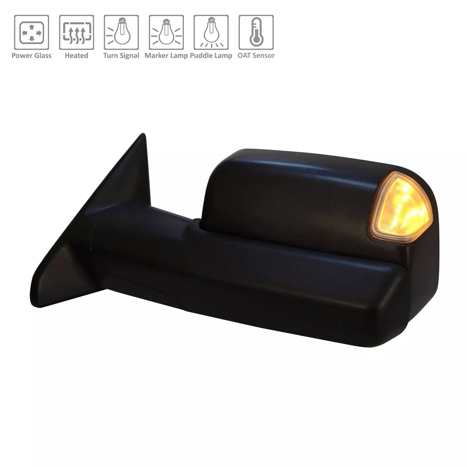 Left Side Mirror outside rear view 2019 - 2020 RAM 3500  CH1320505 68381773AD