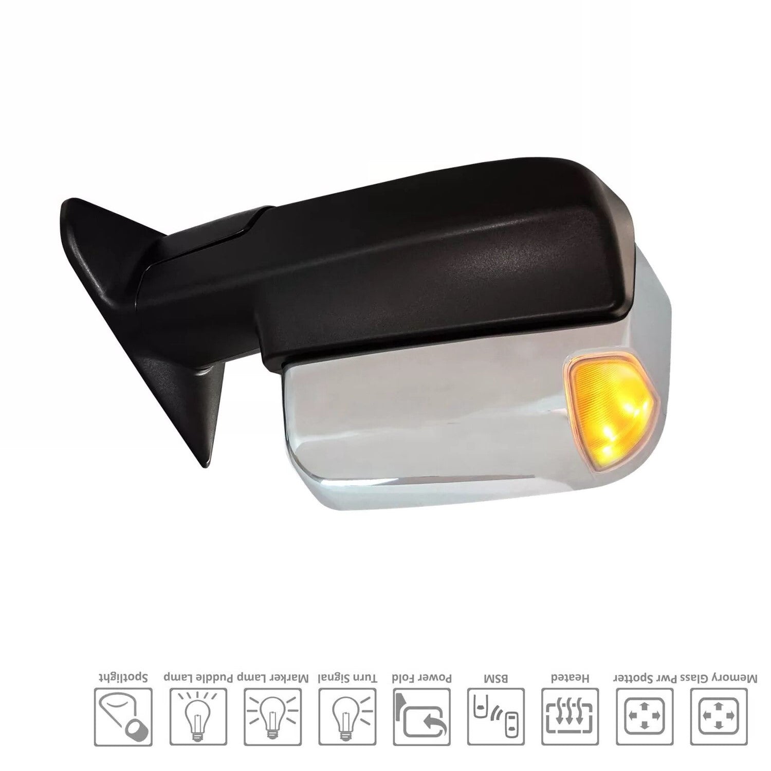 Espejo retrovisor exterior derecho 2019 - 2022 RAM 2500 CH1321490 68374946AD