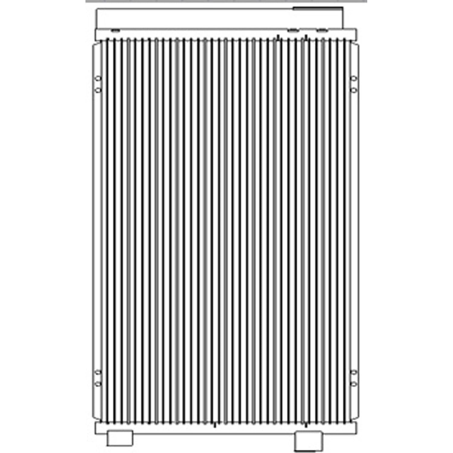 Air conditioning condenser 2017 - 2022 JEEP COMPASS CND30093 68273402AB