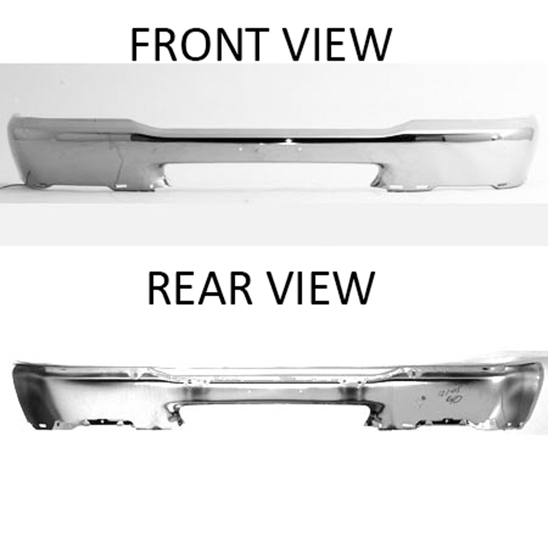 Front bumper face bar 1998 - 2000 FORD RANGER FO1002361 XL5Z17757BA