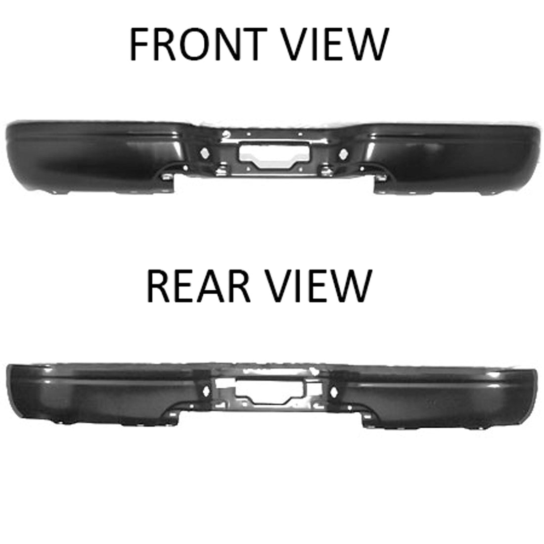 Rear bumper face bar 1997 - 2003 FORD F-150 FO1102305 2C3Z17906DA