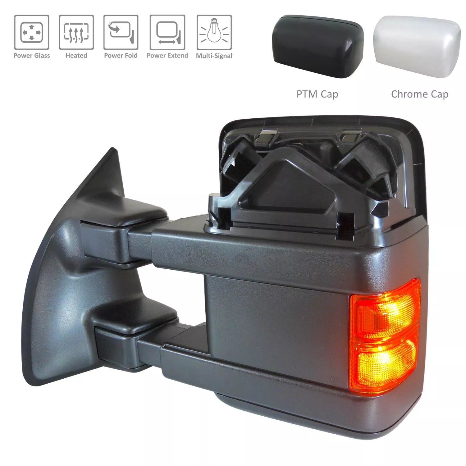Left Side Mirror outside rear view 2010 - 2016 FORD F-250 SUPER DUTY FO1320491 9C3Z17683LA