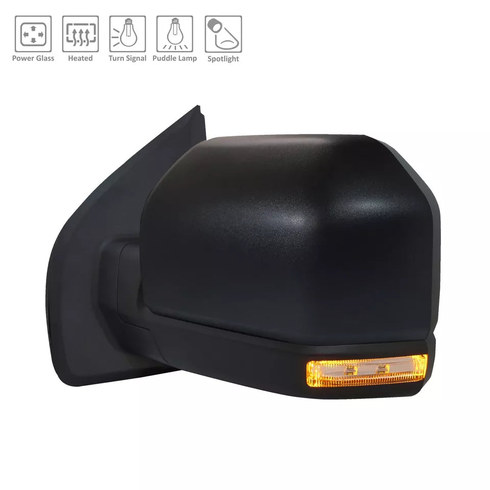 Left Side Mirror outside rear view 2019 - 2020 FORD F-150 FO1320655 JL3Z17683DB