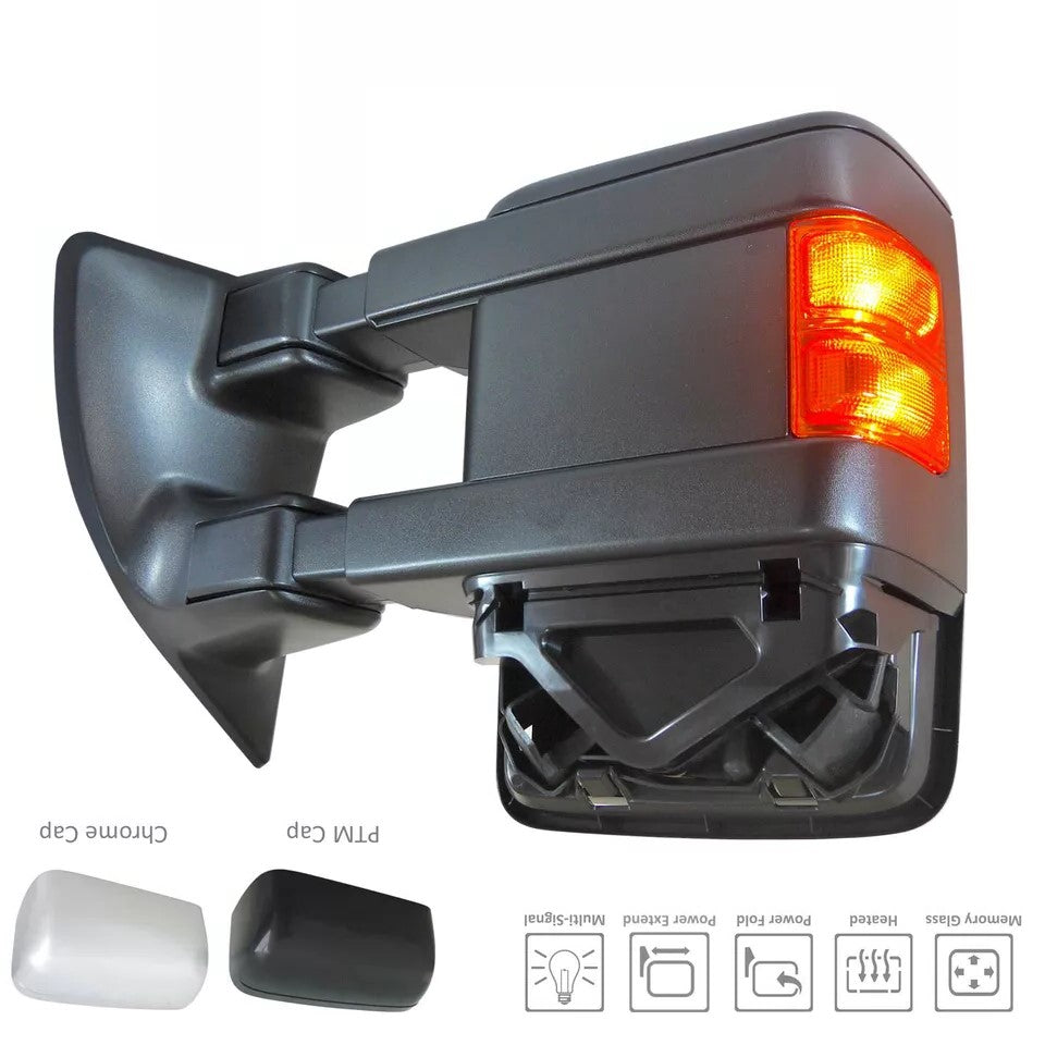 Right Side Mirror outside rear view 2011 - 2016 FORD F-250 SUPER DUTY FO1321493 BC3Z17682LA