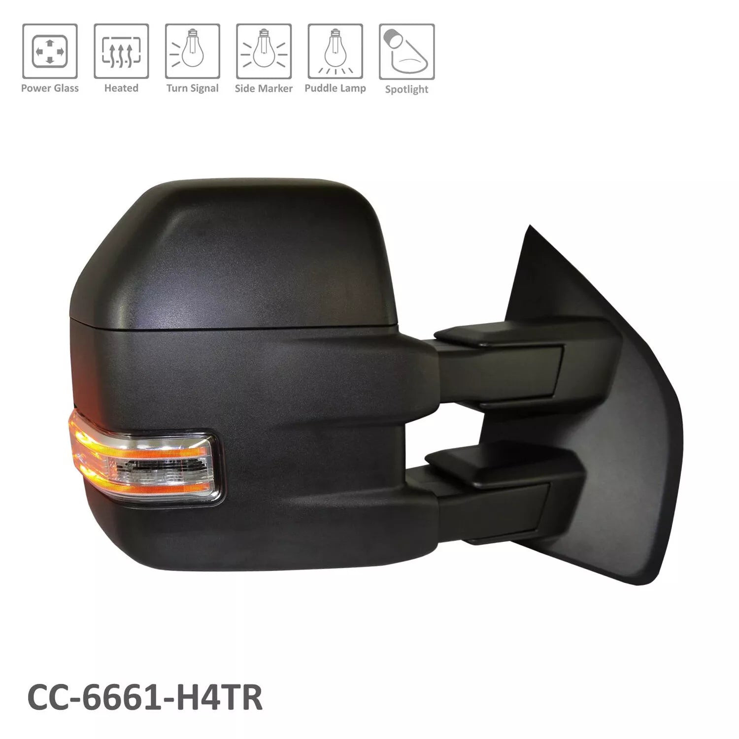 Right Side Mirror outside rear view 2015 - 2018 FORD F-150 FO1321516 FL3Z17682AC