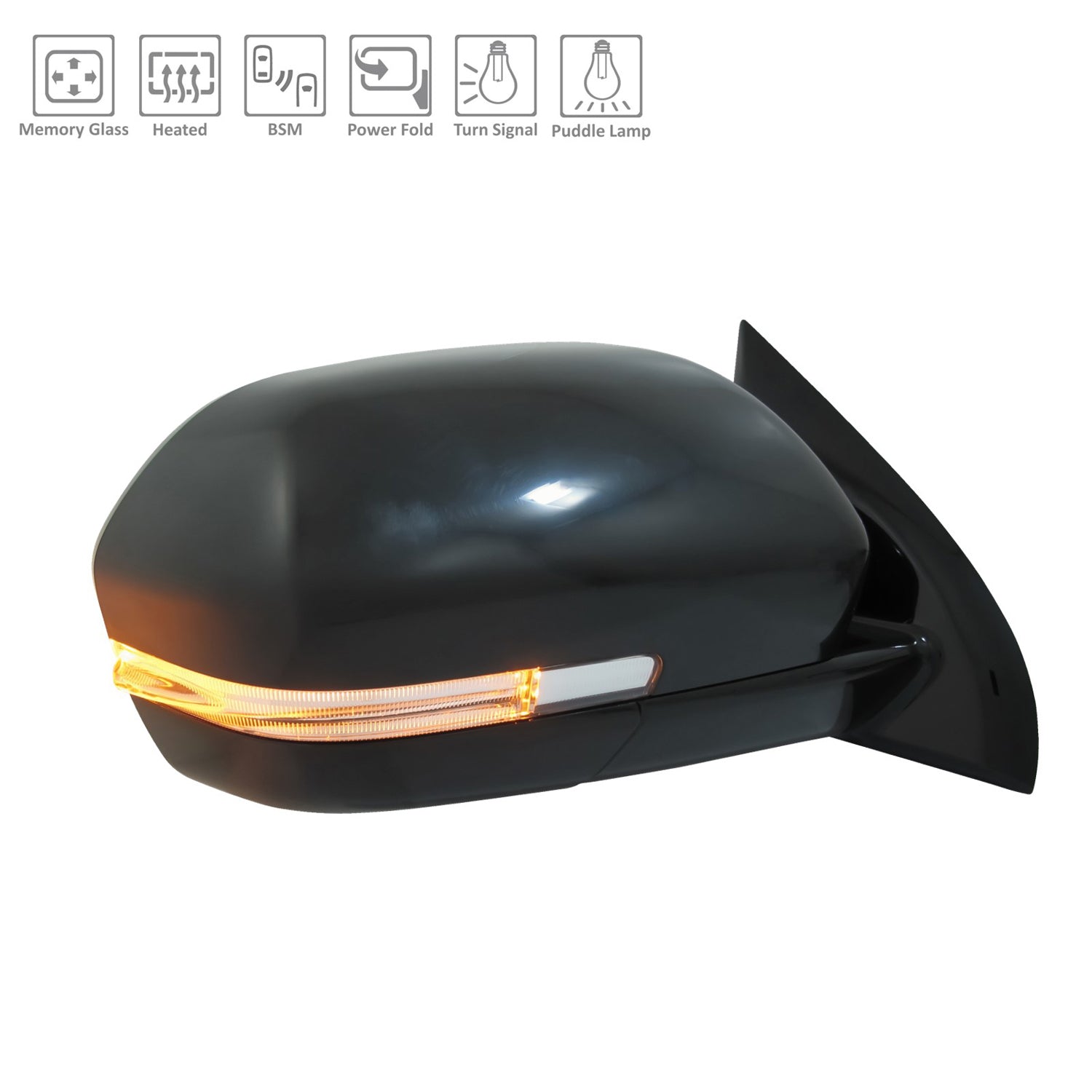 Right Side Mirror outside rear view 2019 - 2020 FORD EXPEDITION FO1321637 KL1Z17682XA-PFM