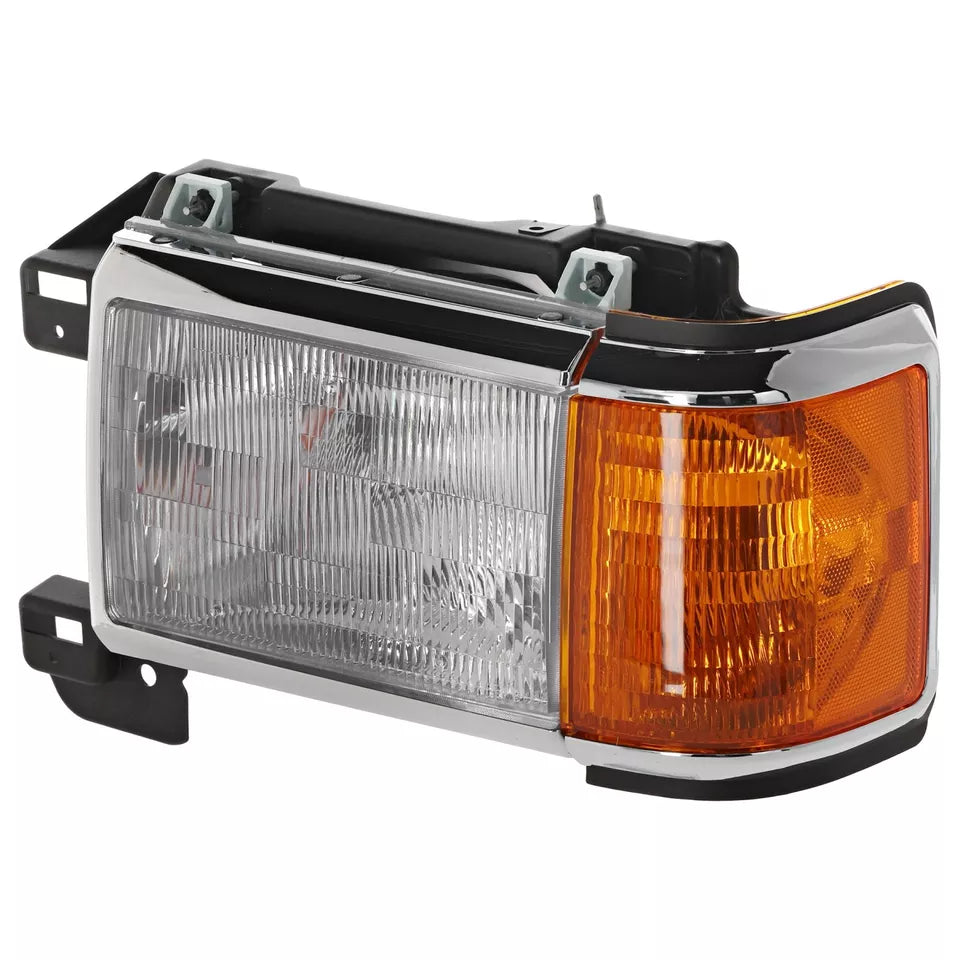Left Side Headlamp assy composite 1987 - 1991 FORD BRONCO FO2502105 E9TZ13008F