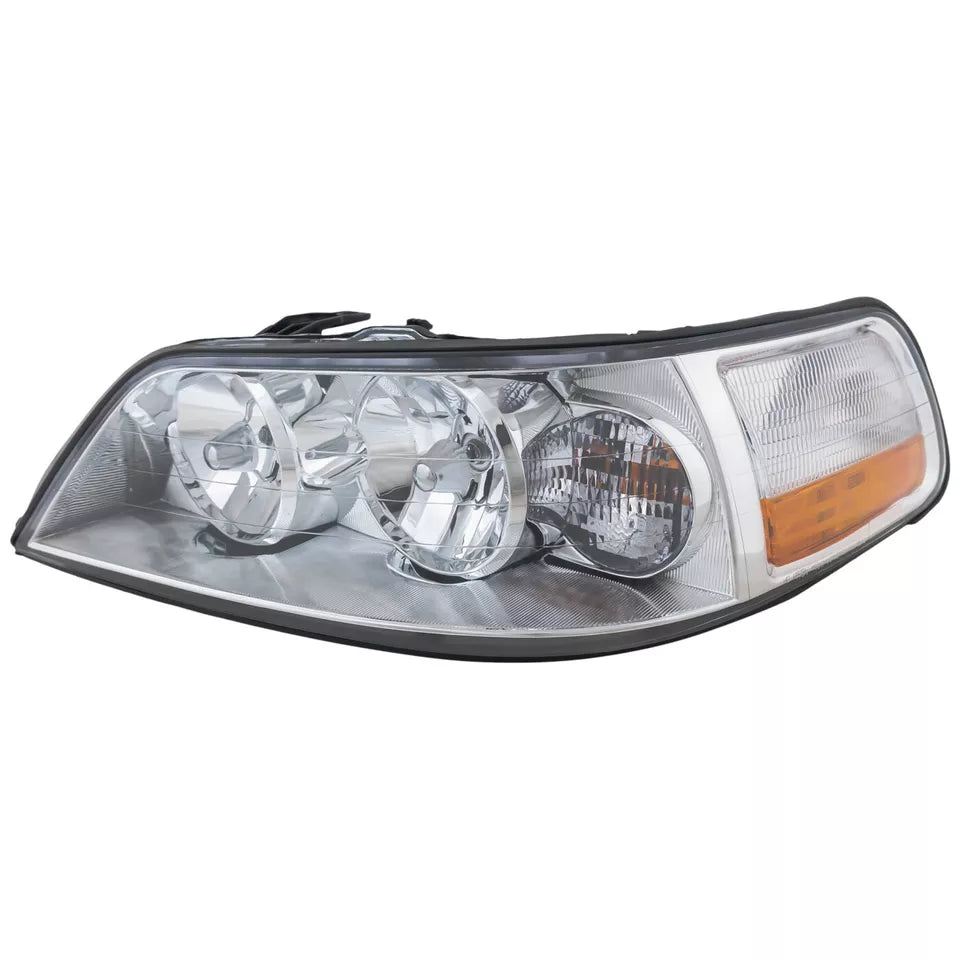 Left Side Headlamp assy composite 2003 - 2004 LINCOLN TOWN CAR FO2502184 4W1Z13008AB