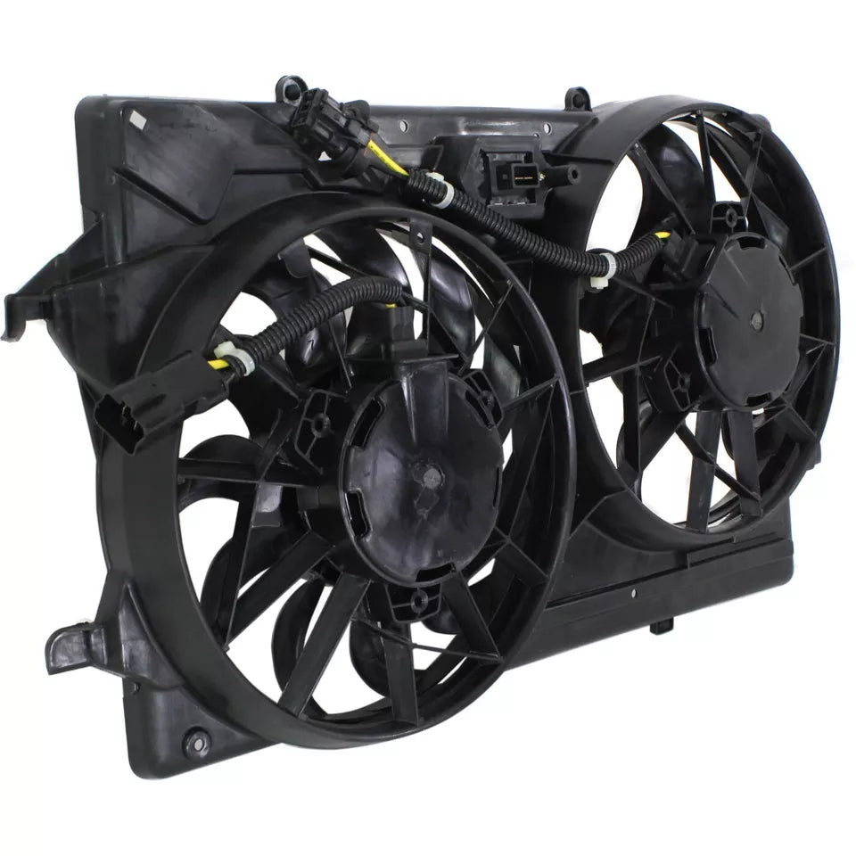 Radiator cooling fan assy 2003 - 2004 FORD FOCUS FO3115153 3S4Z8C607CD 3S4Z8C607A