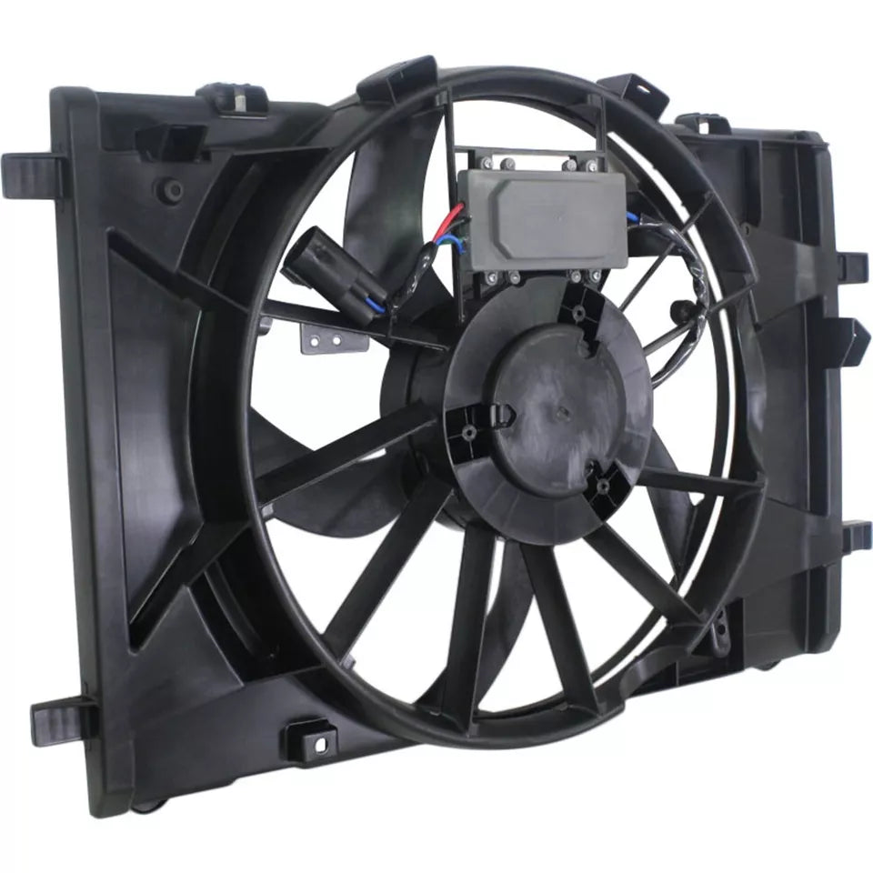 Radiator cooling fan assy 2010 - 2012 FORD FUSION  FO3115183 BE5Z8C607A BE5Z8C607B