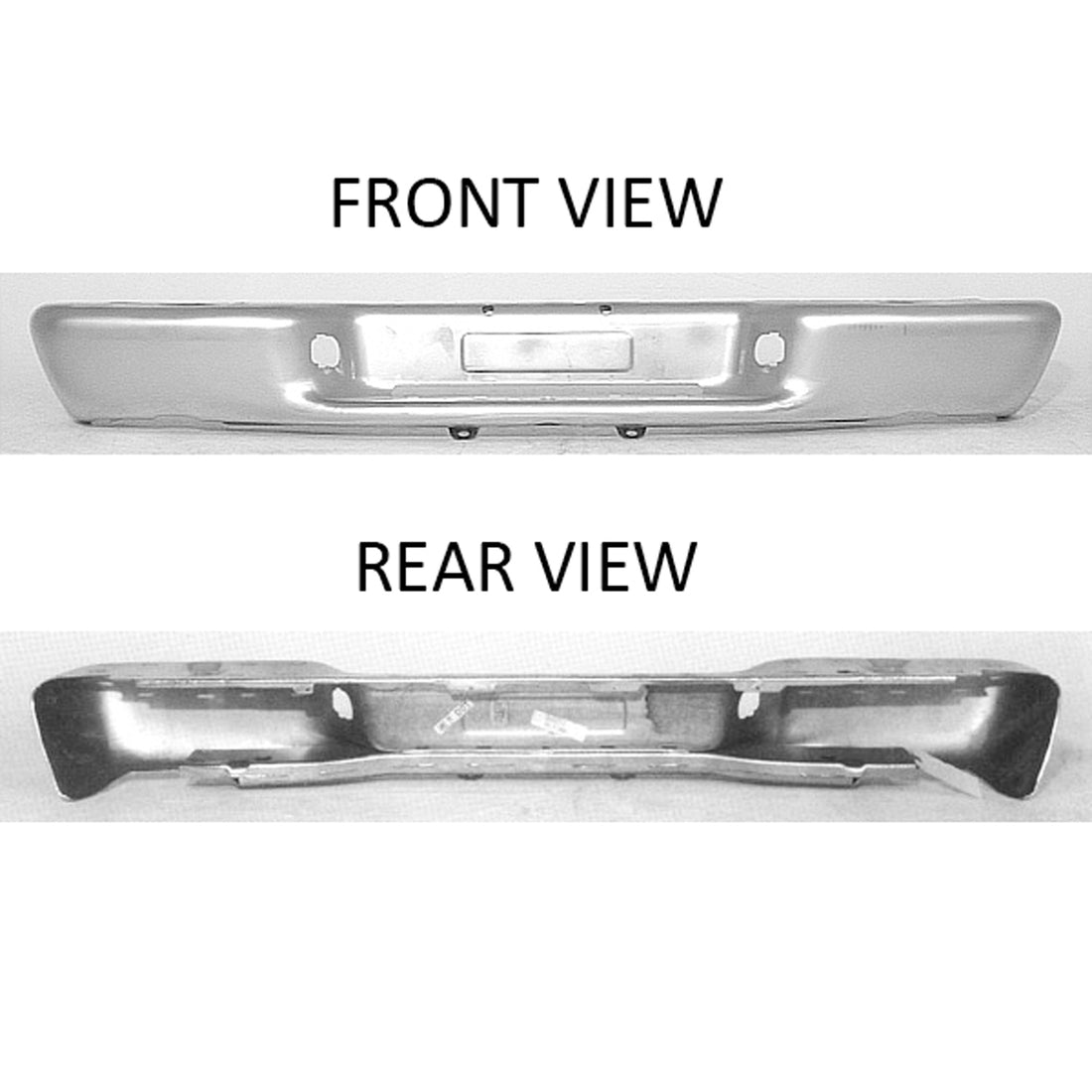 Rear bumper face bar 1998 - 2004 CHEVROLET S10 GM1102414 15007515