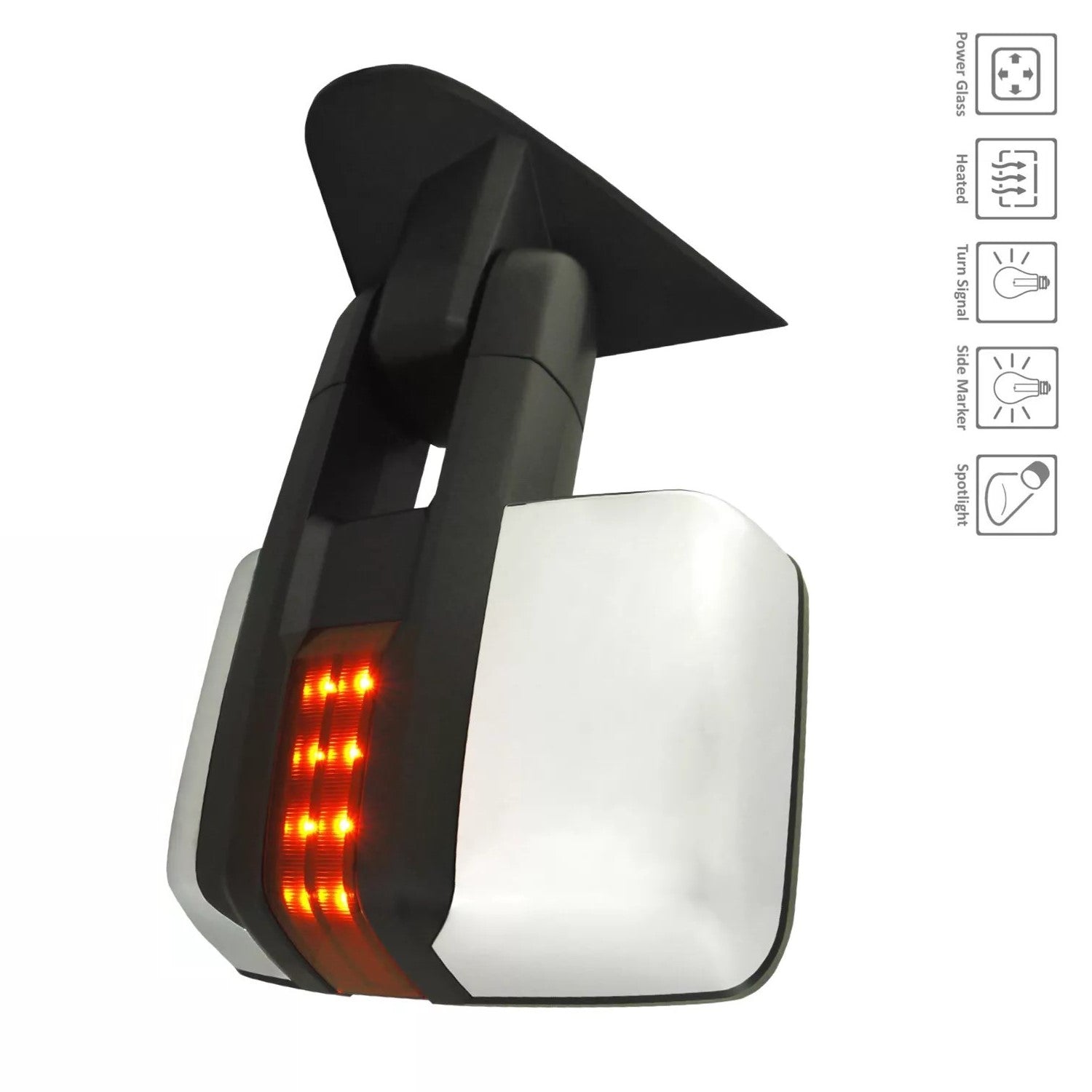 Left Side Mirror outside rear view 2015 - 2018 CHEVROLET SILVERADO 1500 GM1320512 84228887