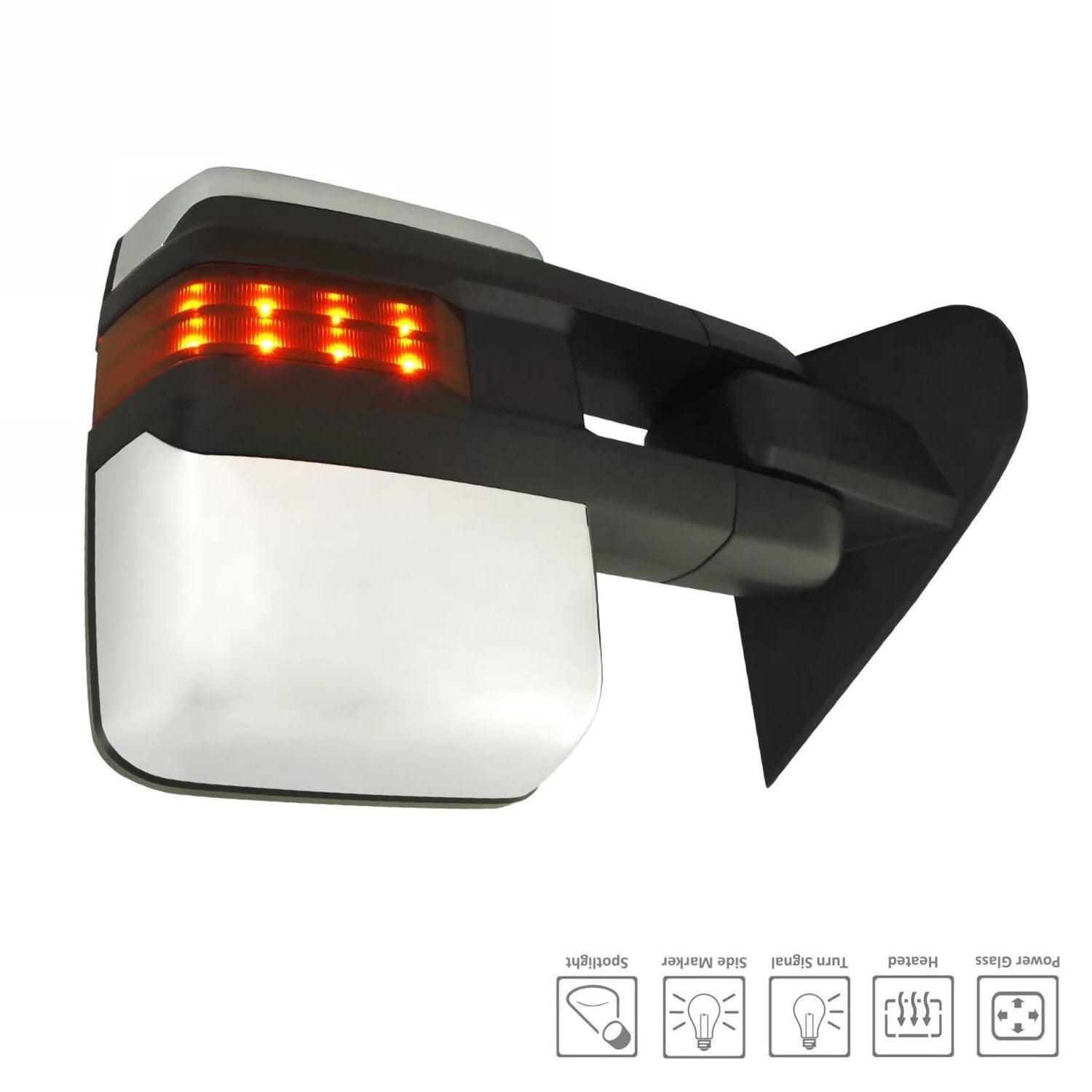 Left Side Mirror outside rear view 2015 - 2018 CHEVROLET SILVERADO 1500 GM1320512 84228887