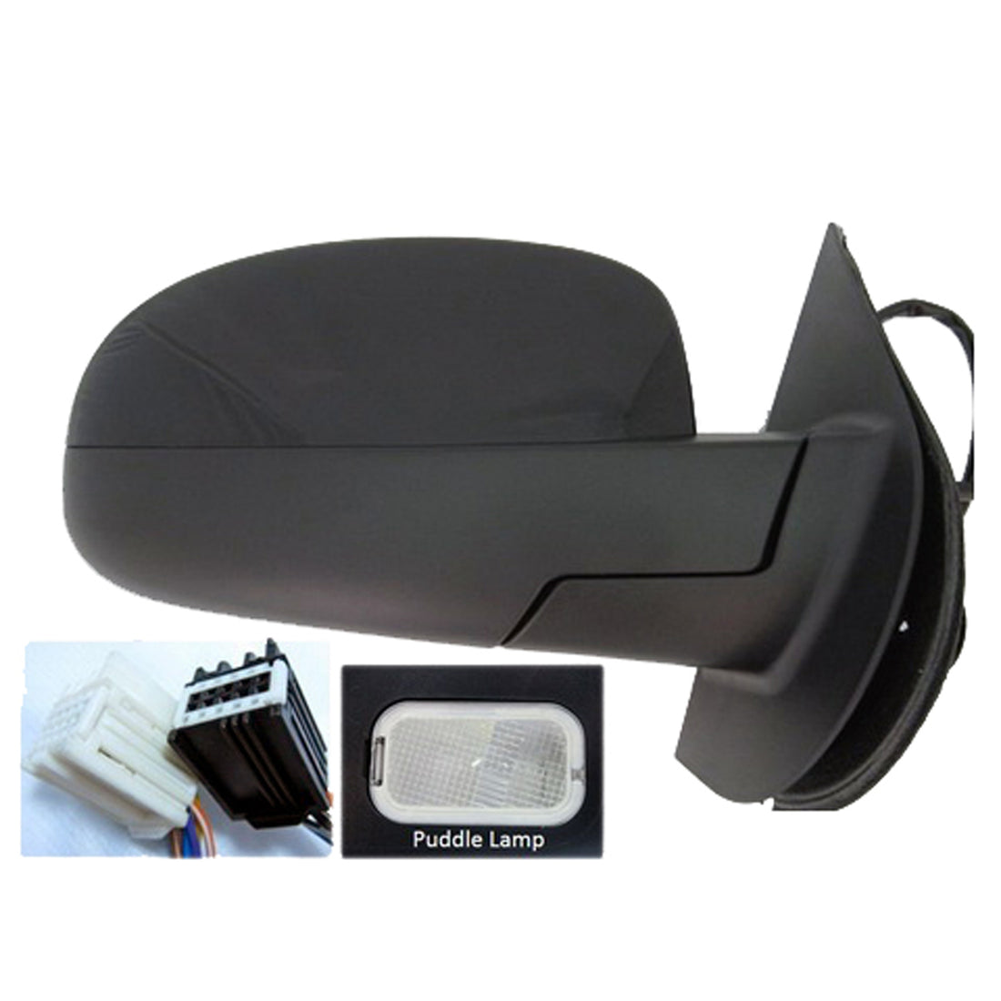 Right Side Mirror outside rear view 2007 - 2013 CHEVROLET AVALANCHE GM1321436 25779849-PFM
