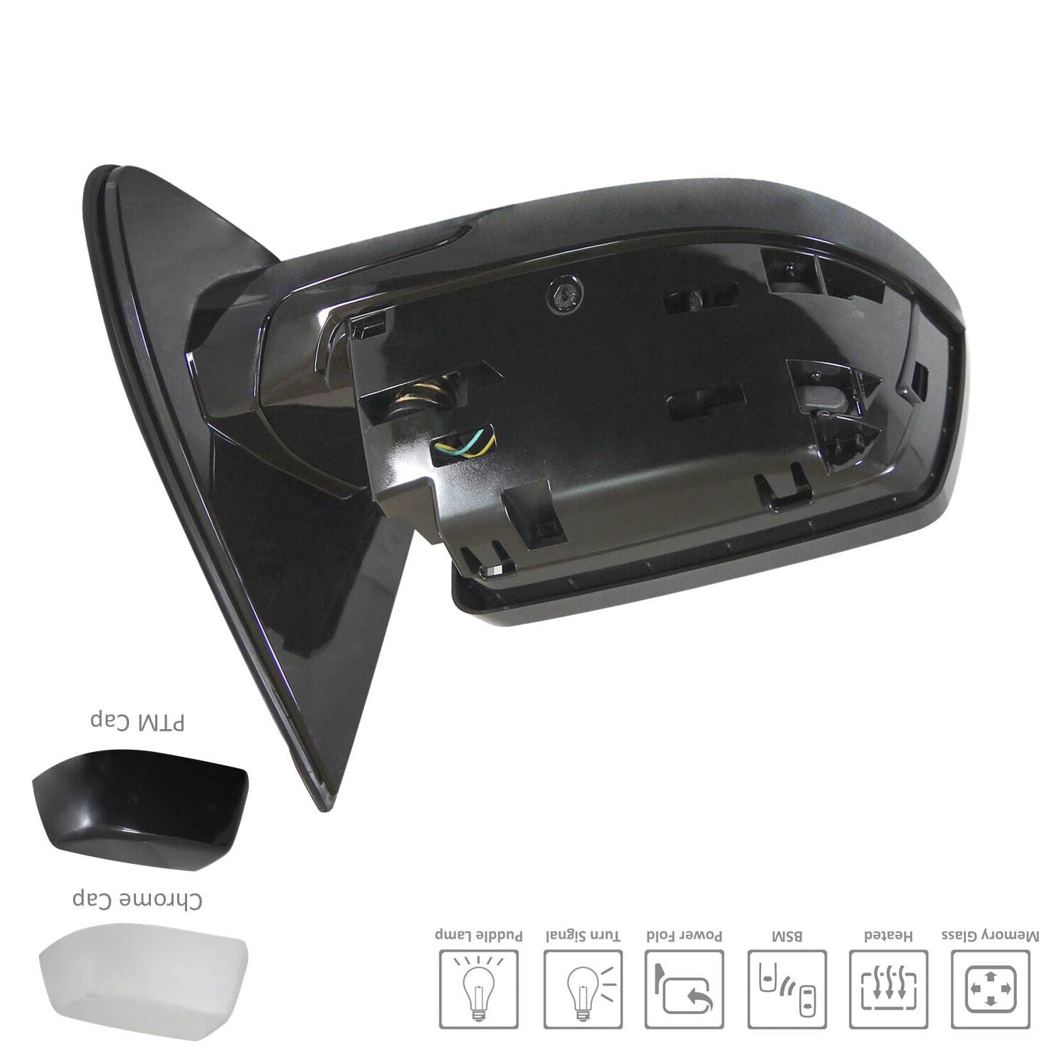 Right Side Power Door Mirror 2015 - 2020 Chevrolet Suburban GM1321508 84664795