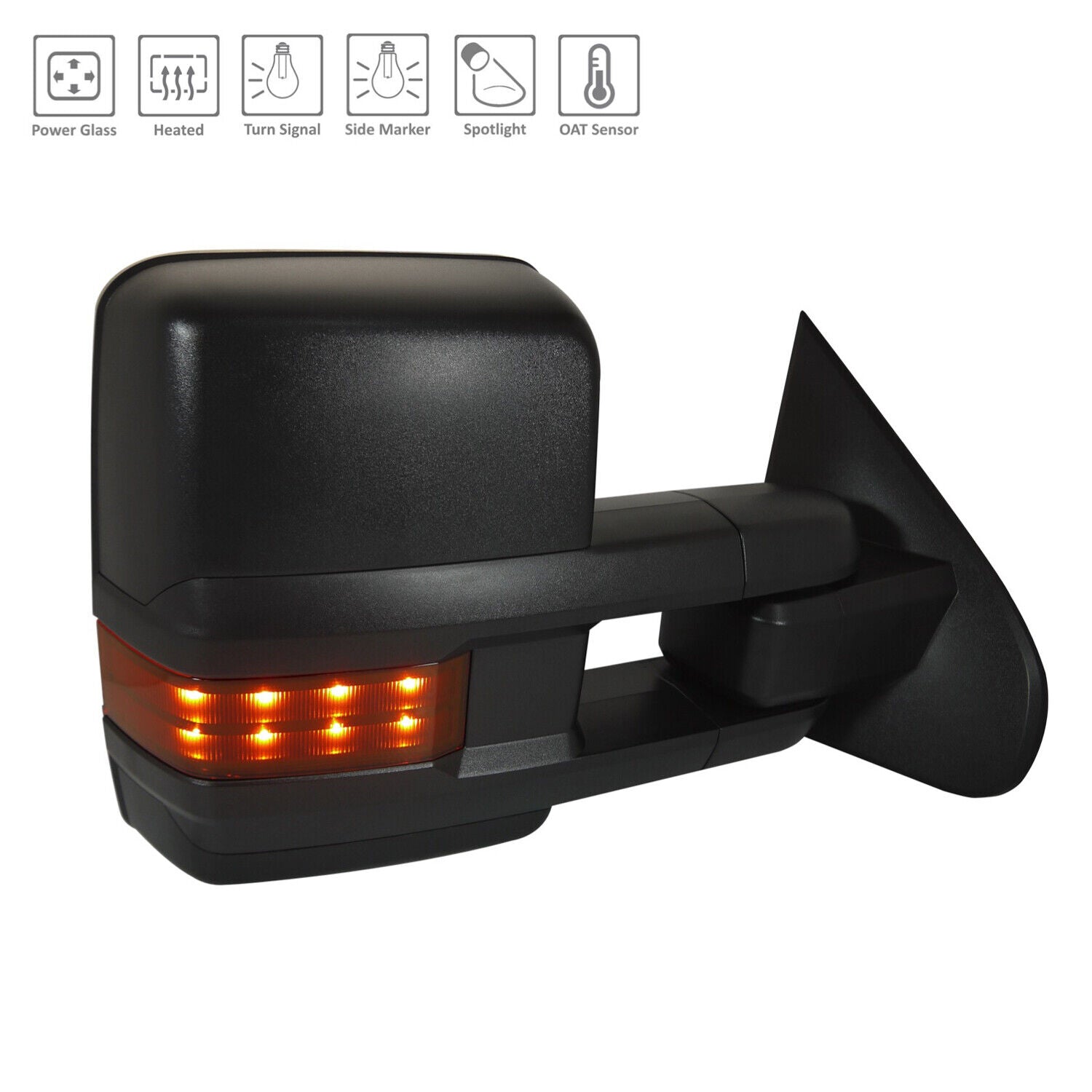 Right Side Power Door Mirror 2015 - 2019 Chevrolet Silverado 1500 GM1321516 84041617