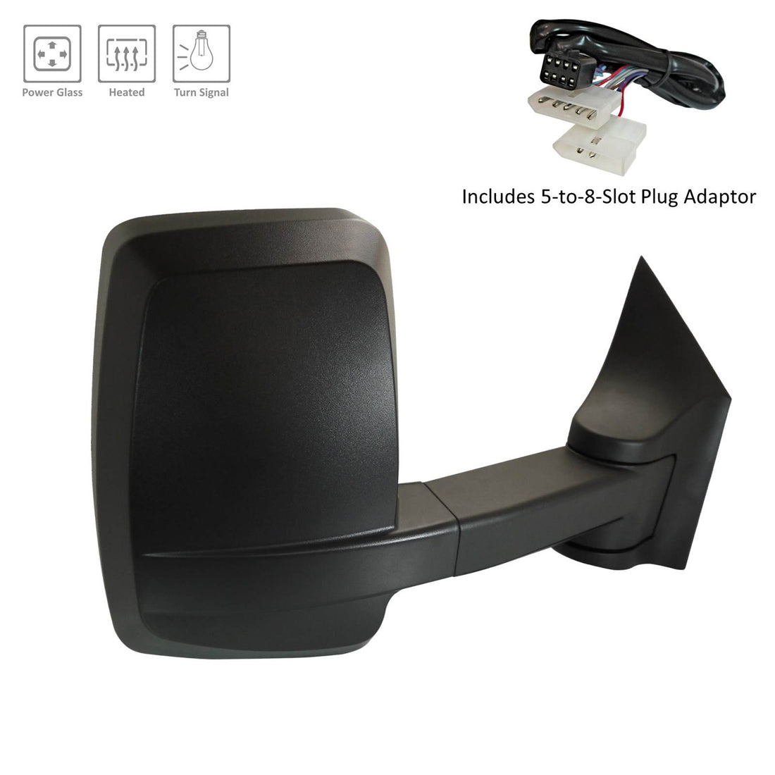 Right Side Mirror outside rear view 2003 - 2014 CHEVROLET EXPRESS 1500 GM1321531 22759637-PFM