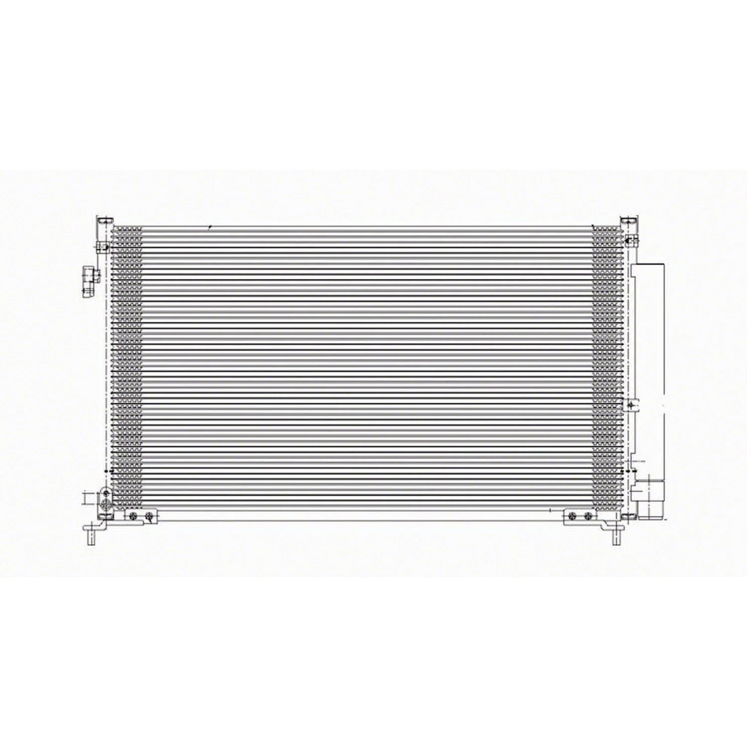 Air conditioning condenser 2006 - 2011 HONDA CIVIC HO3030143 80102SVAA03