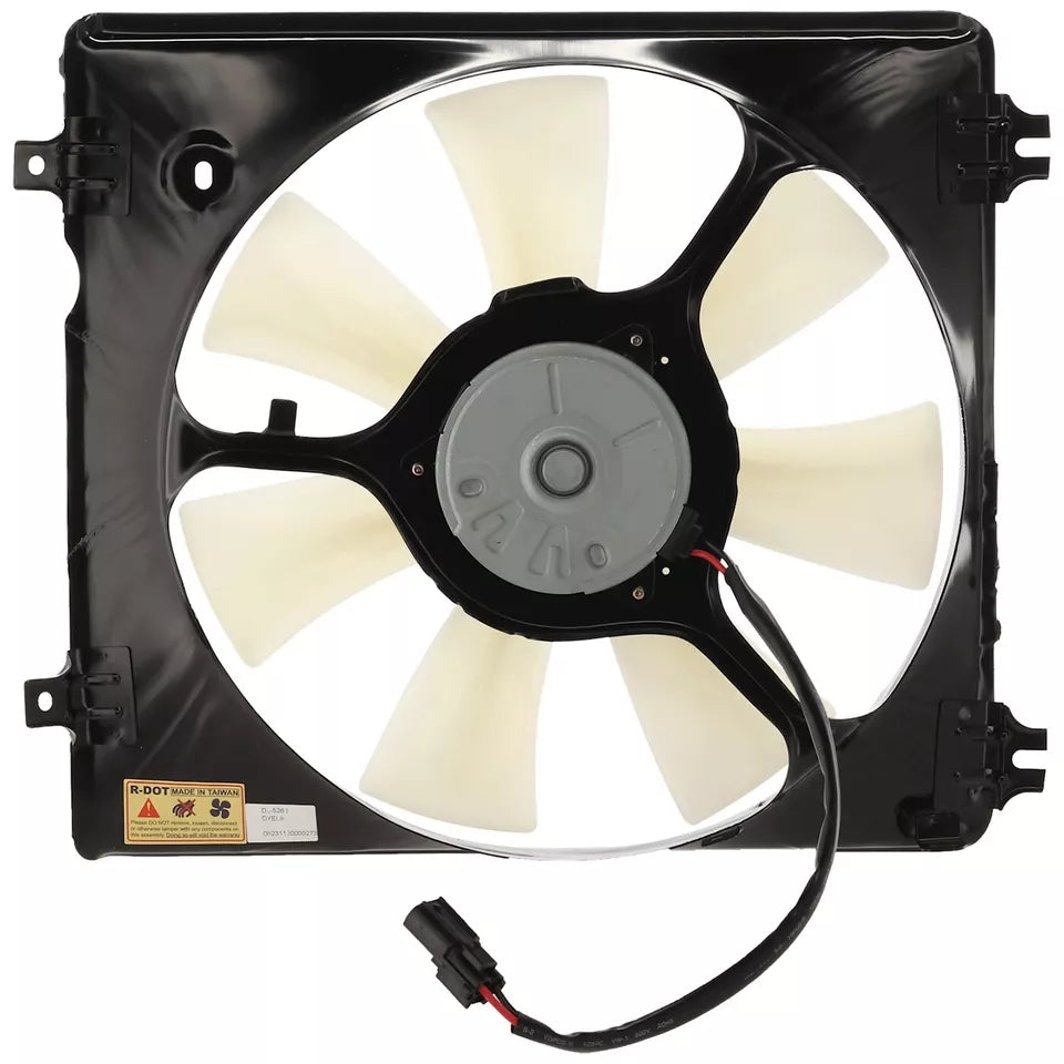 A/C Condenser Fan Assembly Right Side 2008 - 2015 Honda Accord HO3113127 38616R70A01-PFM