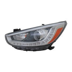 Right Side Headlamp Assembly Composite 2014 - 2017 HYUNDAI ACCENT CAPA HY2503191C 921021R610