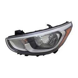 Right Side Headlamp Assembly Composite 2015 - 2017 HYUNDAI ACCENT CAPA HY2503192C 921021R710