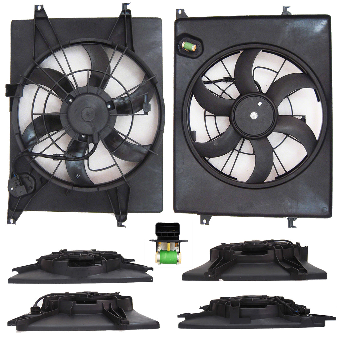 Radiator cooling fan assy 2011 - 2012 HYUNDAI SONATA HY3115139 253804R280