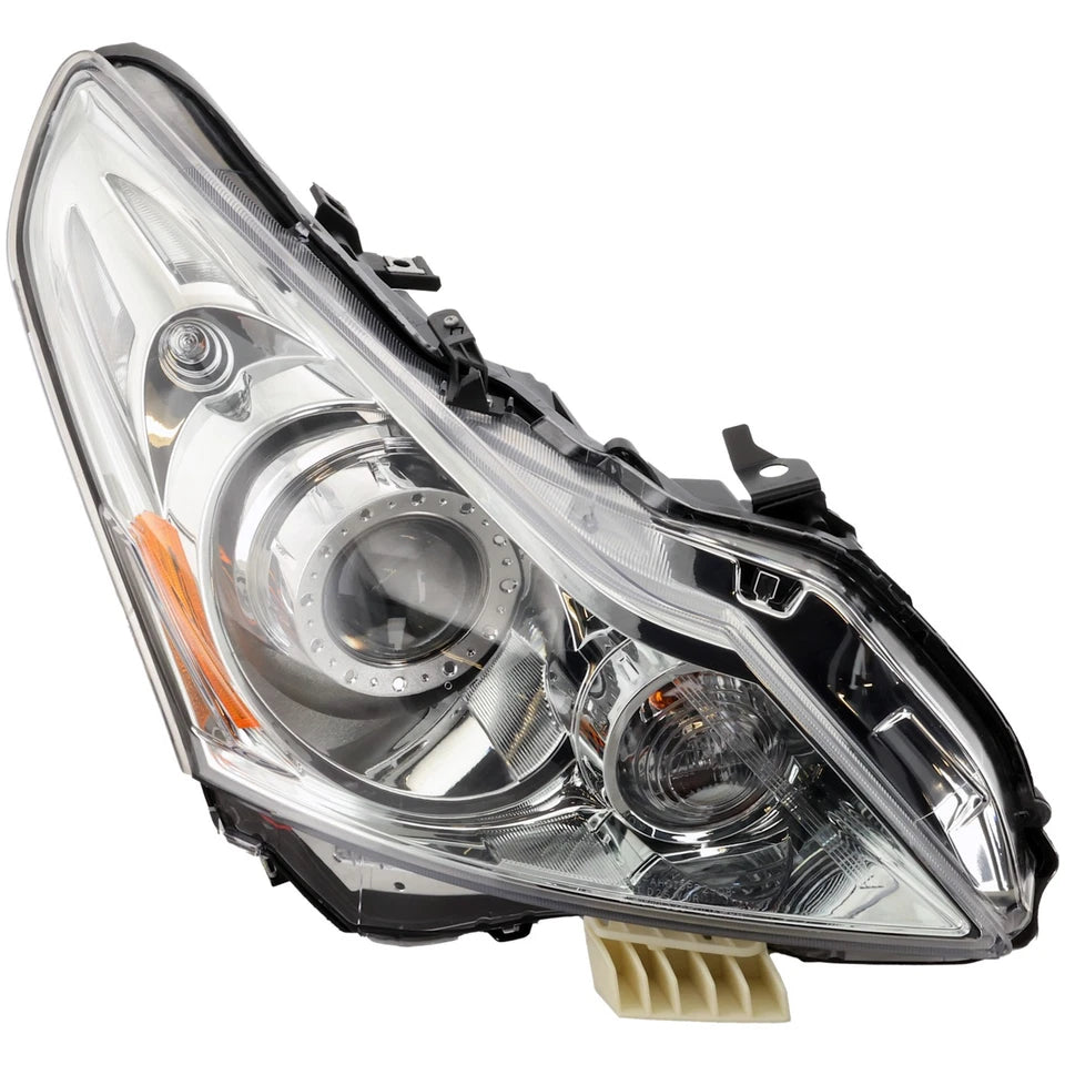 Head Lamp Right Side Assembly 2010 - 2015 INFINITI G37 CAPA IN2503140C 260101NM0C