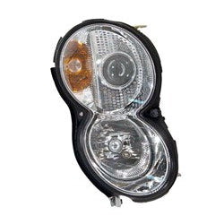 Left Side Headlamp Assy Composite 2003 - 2006 MERCEDES-BENZ SL500 MB2502132 2308200759