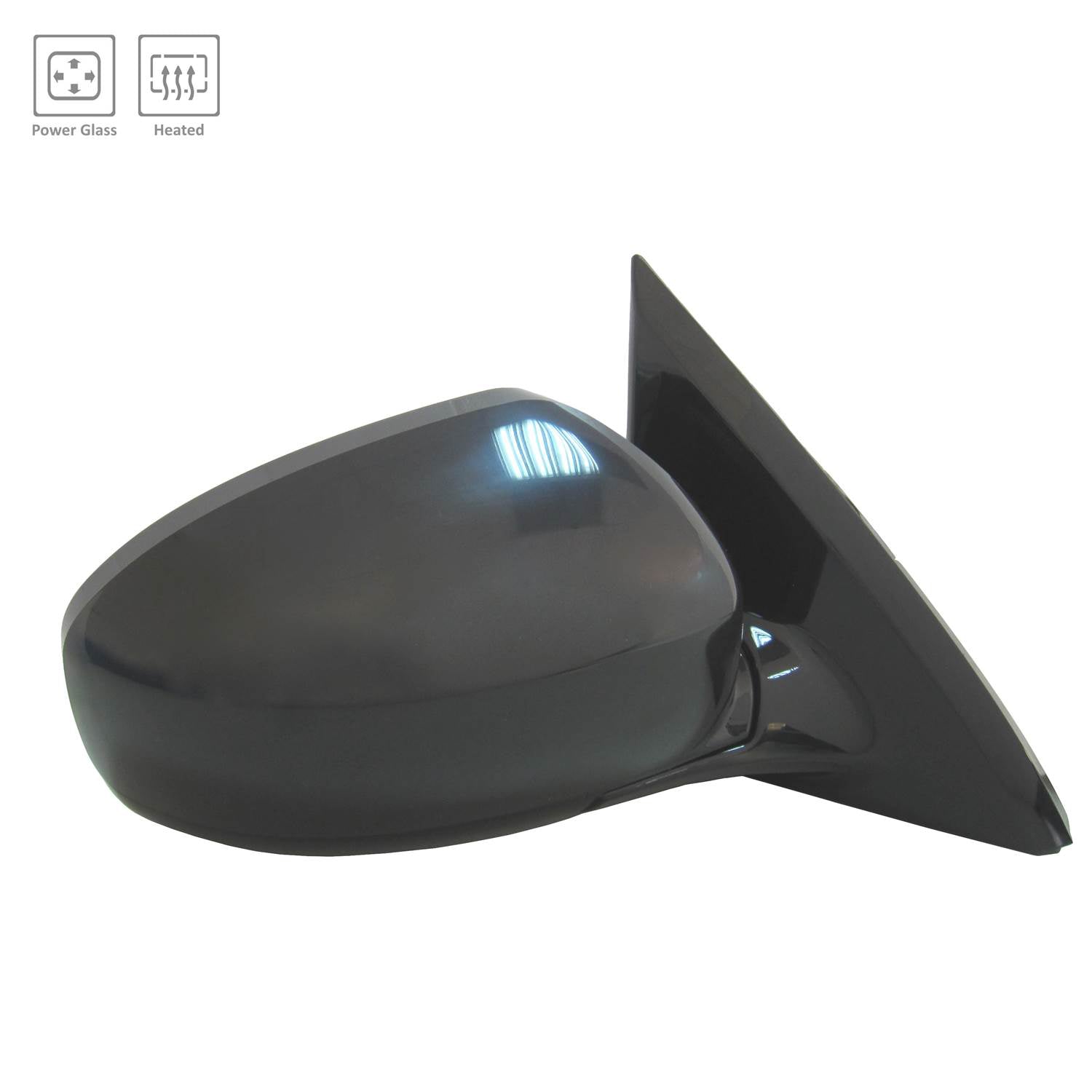 Right Side Mirror outside rear view 2013 - 2016 NISSAN PATHFINDER NI1321251 963013KA9B-PFM