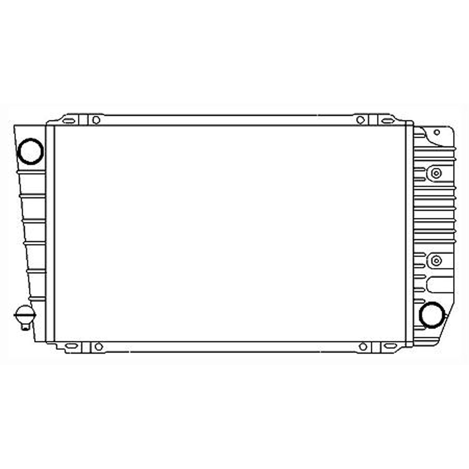 Radiator assembly 1992 - 1994 FORD CROWN VICTORIA RAD1279 F1VY8005C