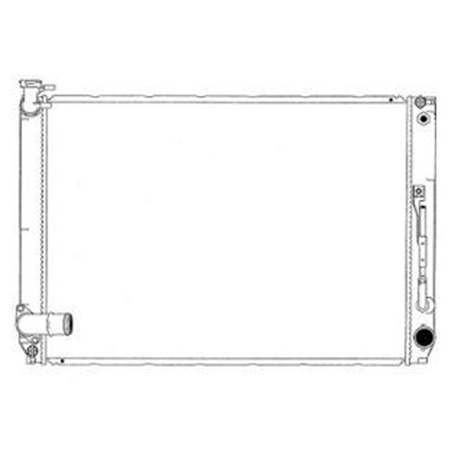 Radiator assembly 2007 - 2010 TOYOTA SIENNA RAD13076 160410P201