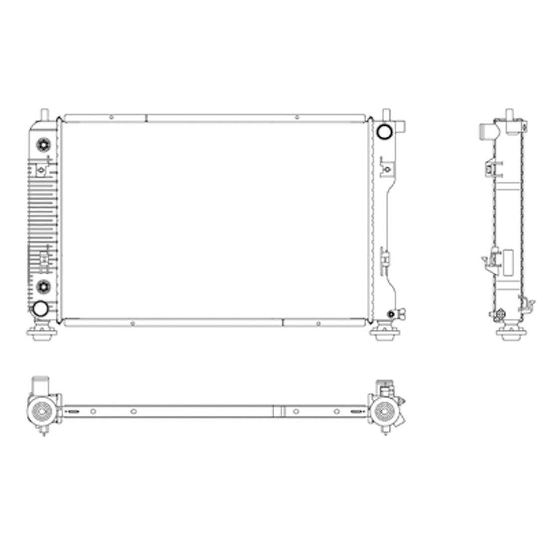 Radiator assembly 2008 - 2009 CHEVROLET EQUINOX RAD13103 19130404