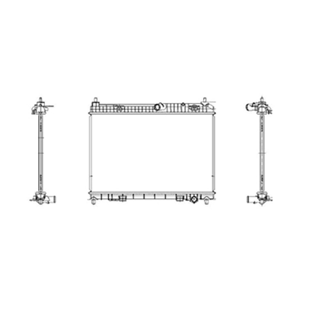 Radiator assembly 2011 - 2019 FORD FIESTA RAD13201 AE8Z8005B