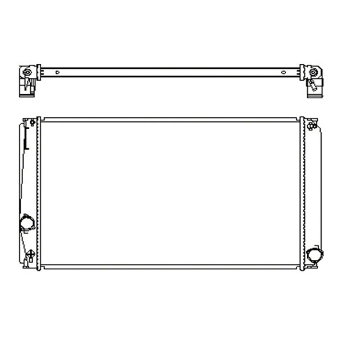 Radiator assembly 2009 - 2015 TOYOTA RAV4 RAD13383 164000V030