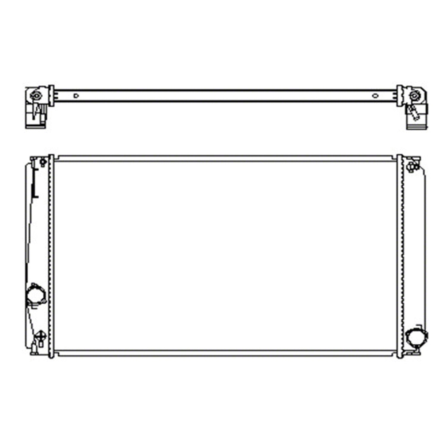 Radiator assembly 2009 - 2015 TOYOTA RAV4 RAD13383 164000V030
