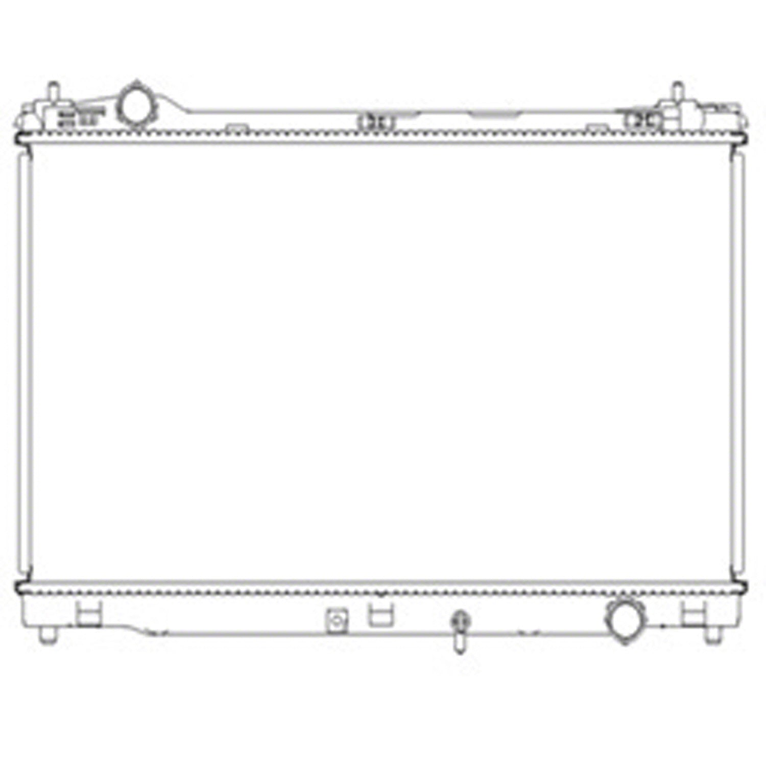 Radiator assembly 2016 - 2017 LEXUS IS200t RAD13477 1640031870