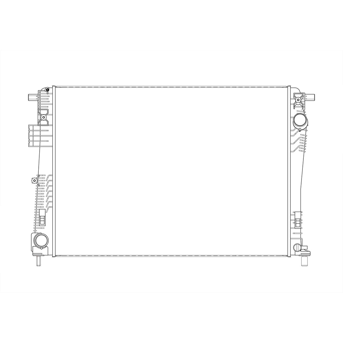 Radiator assembly 2021 - 2024 CHRYSLER GRAND CARAVAN RAD13642 68595954AA