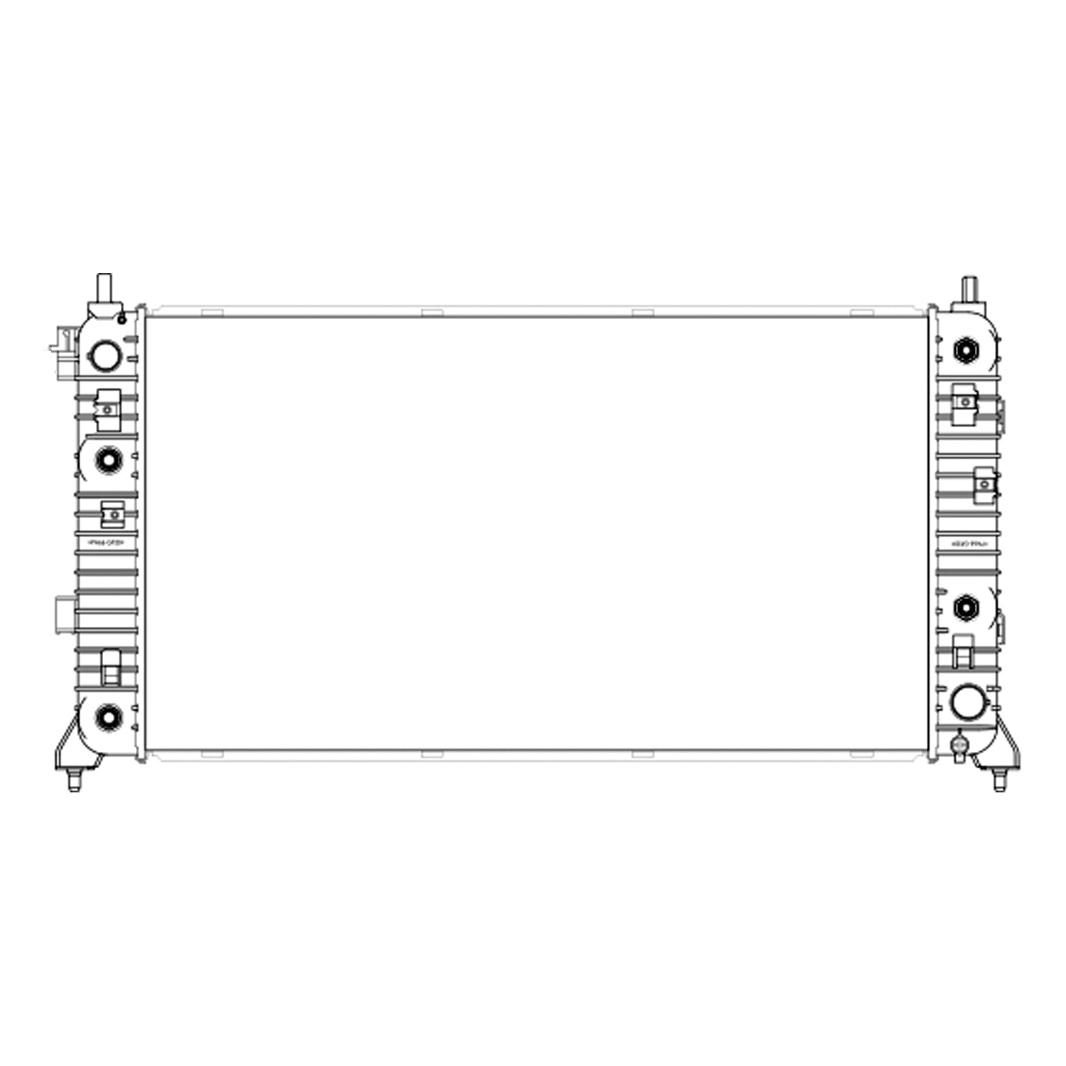 Radiator assembly 2019 - 2021 CHEVROLET SILVERADO 1500 RAD13841 85610897