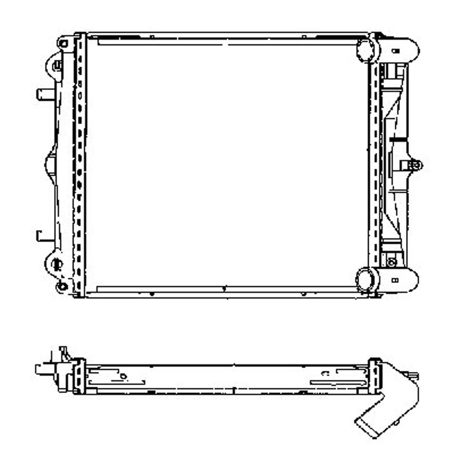 Radiator assembly 1999 - 2004 PORSCHE 911 RAD2288 99610613273
