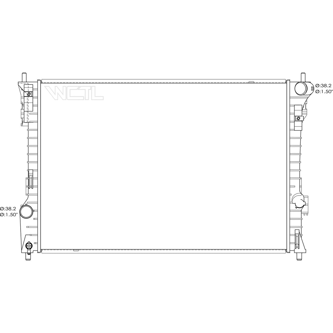 Radiator assembly 2011 - 2014 FORD EXPLORER RAD3001 BB5Z8005D