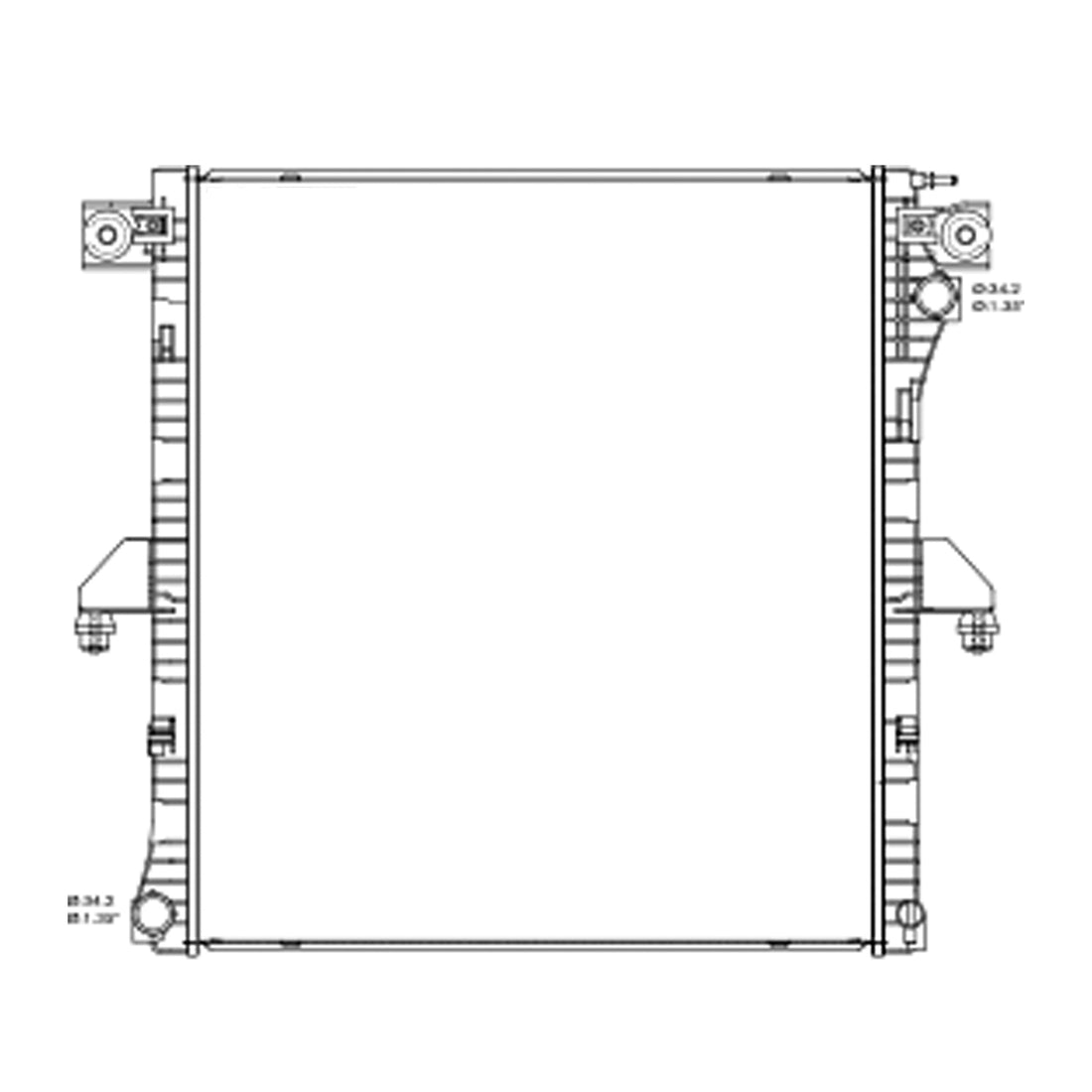 Radiator assembly 2019 - 2023 FORD RANGER RAD3124 KB3Z8005A