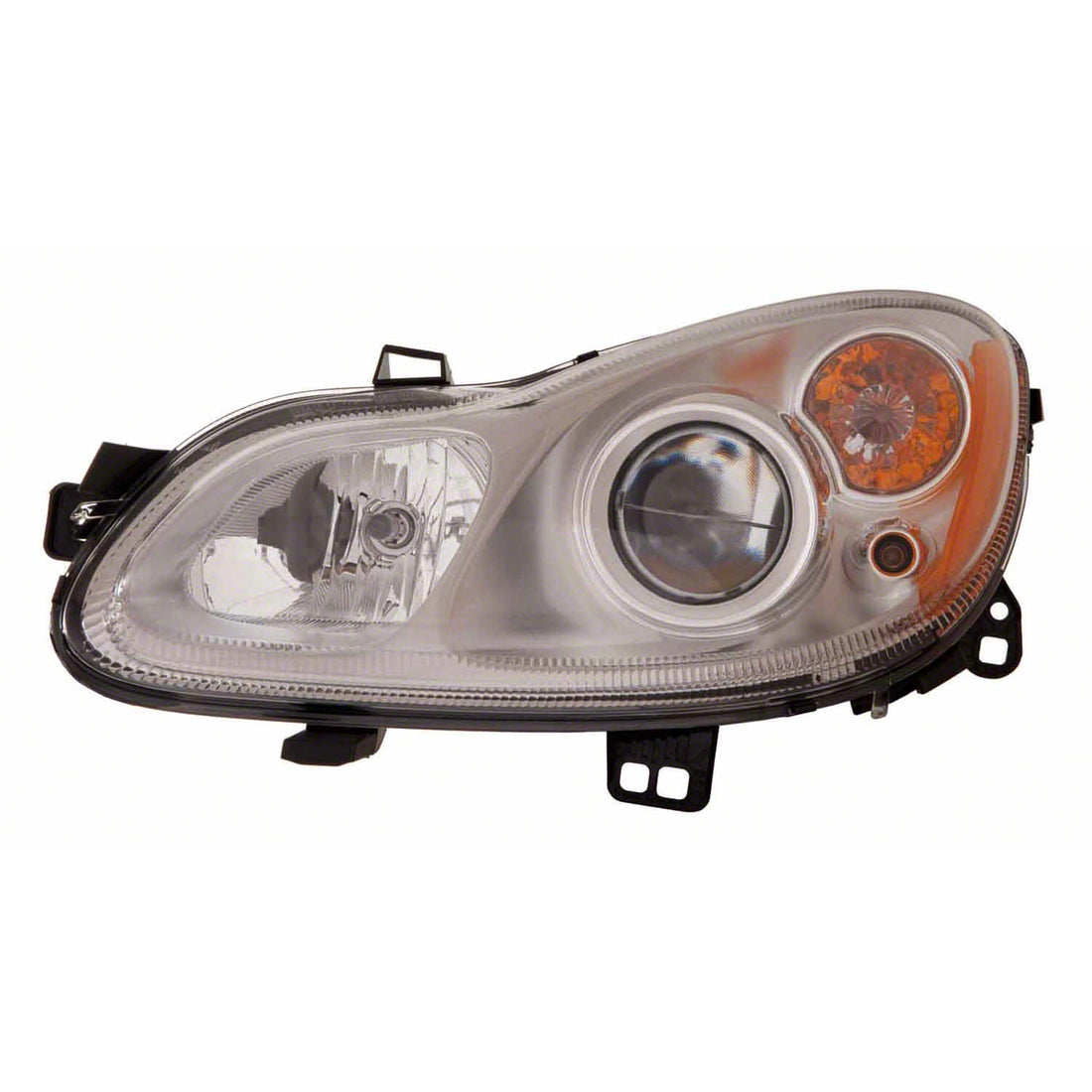 Left Side Headlamp assy composite 2010 - 2015 SMART FORTWO SM2502100 4518202559
