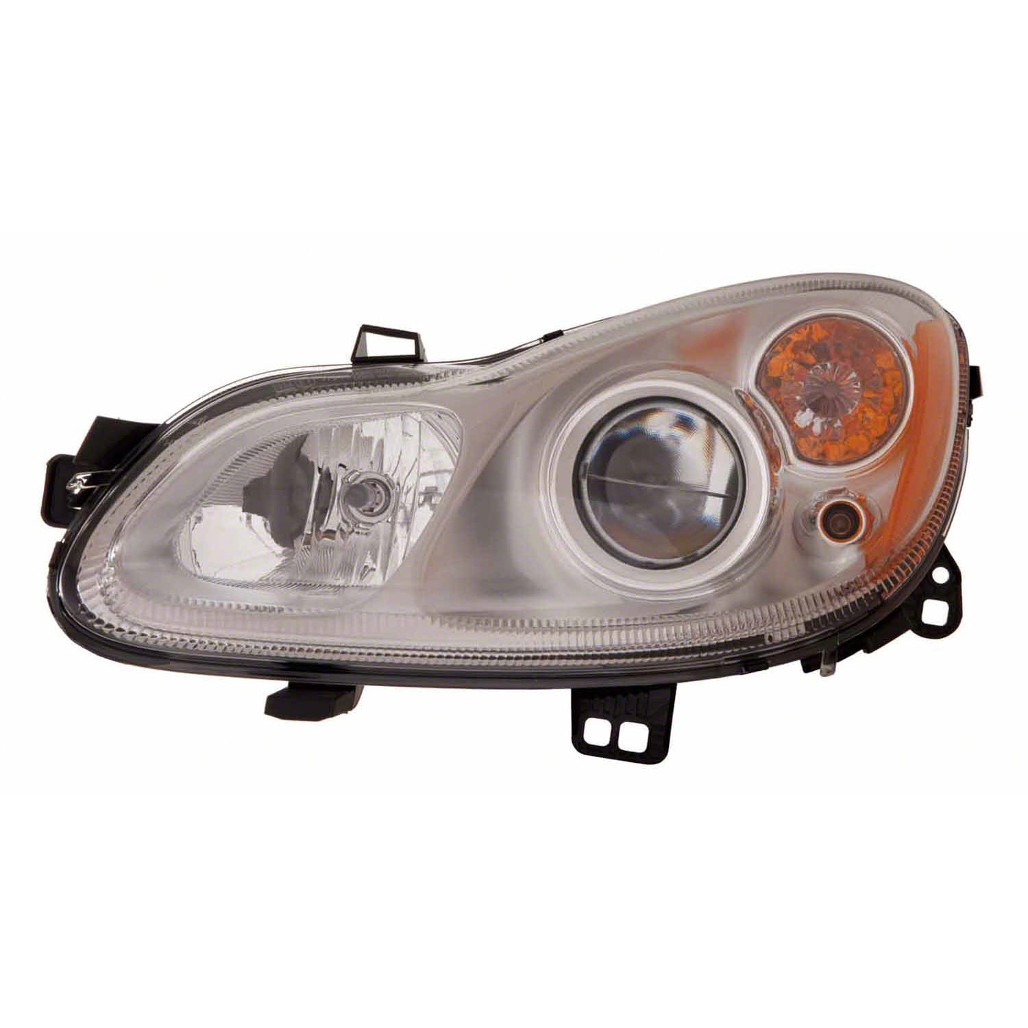 Left Side Headlamp assy composite 2010 - 2015 SMART FORTWO SM2502100 4518202559