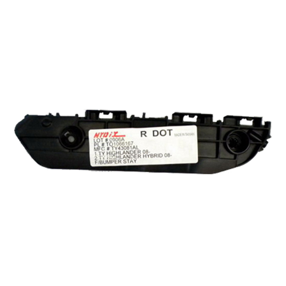 Left Side Front bumper bracket 2008 - 2010 TOYOTA HIGHLANDER TO1066167 521460E030