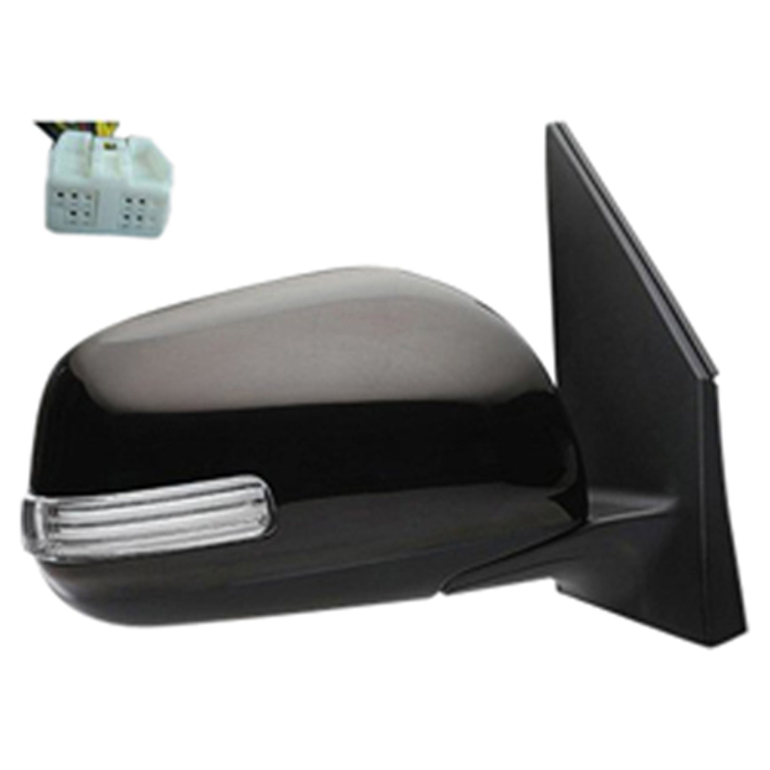 Right Side Mirror outside rear view 2009 - 2012 TOYOTA RAV4 TO1321273 879080R020-PFM